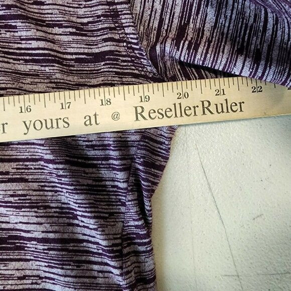 Cabela's Women's Purple Space Dye 4 Button Hooded Pullover Sweatshirt Size Small - Picture 10 of 10